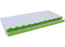 Matten - mat met gras grijs - set van 2