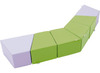 Zitkussen - trapezium - set van 6