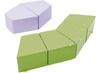 Zitkussen - trapezium - set van 6