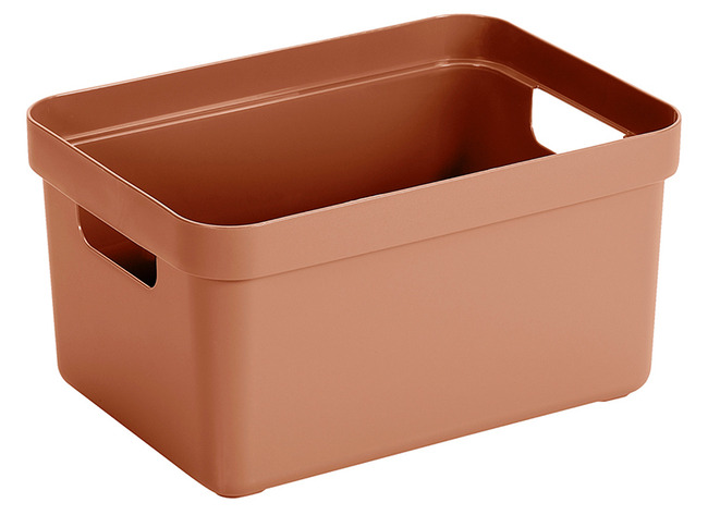 Opbergkist - Sigma Home Box - 13 L - Terracotta - Per Stuk