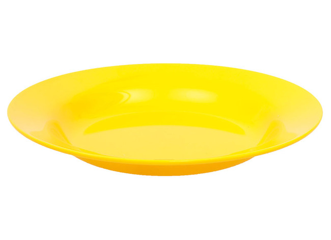 Servies - Colores - Diep Bord - Geel - Per Stuk