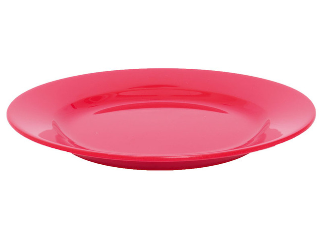 Servies - Colores - Bord 23cm - Rood - Per Stuk