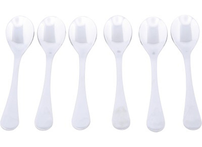 Eetgerei - Bestek - Kinderlepel - Metaal - Set Van 6