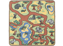 Tapijt vierkant - jungle