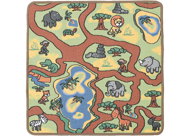 Tapijt Vierkant - Jungle