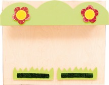 Sensory huis - muurpaneel - legplank