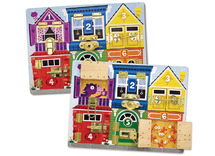 Fijne motoriek - Melissa & Doug - Slotenbord - verlos de dieren - houten spelbord - per spel