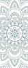 Knutselpapier - bladwijzers - blanco - mandala - set van 24