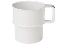 Bekers - Mepal - 280 ml - met oor - wit - per stuk
