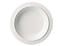 Borden - diep bord - Mepal - eetgerei - wit - per stuk