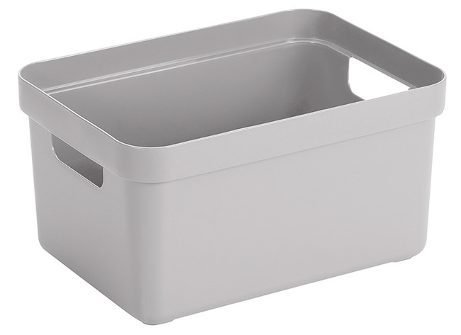 Opbergkist - Sigma Home Box - 5 L - Lichtgrijs - Per Stuk