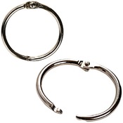 Sleutelhangers - breekringen - 2,5 cm diameter - set van 10