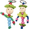 Sleutelhangers - breekringen - 2,5 cm diameter - set van 10
