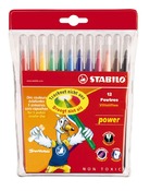 Stiften - kleurstiften - Stabilo Power - set van 12 assorti