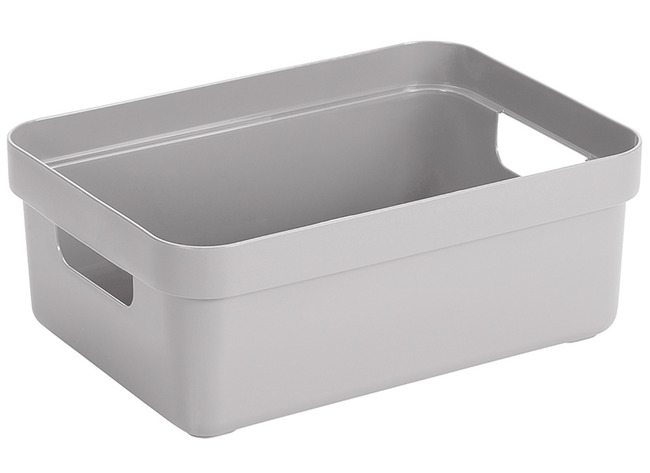 Opbergkist - Sigma Home Box - 9 L - Lichtgrijs - Per Stuk
