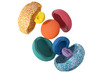Bewegingsmateriaal - Stapelstein - summer - regenboog - set van 8 assorti