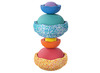 Bewegingsmateriaal - Stapelstein - summer - regenboog - set van 8 assorti