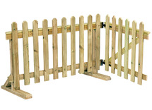 Buitenpark - Millhouse - houten hek met poortje - per set