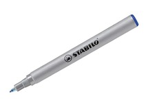 Pen - rollerpen - Stabilo EASYoriginal - 0,3 mm - blauw - navulling - set van 3