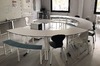 Tafels - kringtafels - DeKring - tafel - gebogen - 151 x 55 cm - 2-persoons - trendcollectie kleuren- per stuk