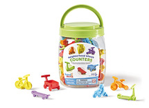 Sorteerfiguren - hand2mind Neighbourhood Wheels Counters - kids voertuigen - set van 72