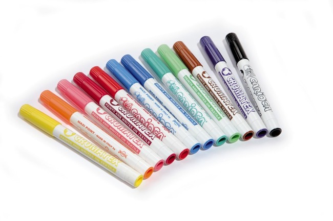 Stiften - Textielstiften - Carioca - Fabric - Set Van 12 Assorti