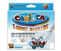 Stift - Textielstift - Carioca - Ass/12