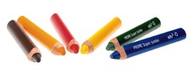 Potloden - kleurpotloden - Edu³ PRIME Super Jumbo - driehoekig - dik - etui - set van 6 assorti