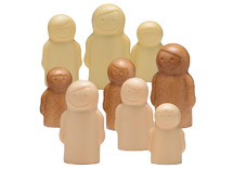 Figuren - Yellow Door Little People - set van 9