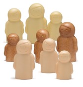 FANTASIEHOEK - YELLOWDOOR - LITTLE PEOPLE - SET VAN 9