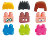 Blokken - Miniland - emoties - sociaal-emotioneel - set van 18 assorti