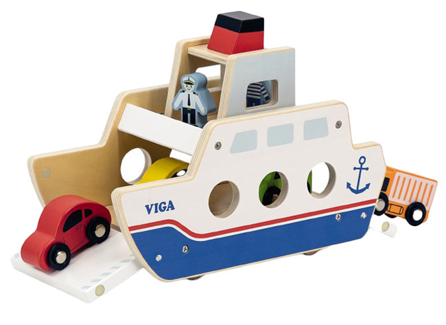 Fantasiehoek - Viga - Voertuigen - Houten Ferry