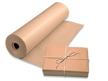 Inpakpapier - knutselpapier - kraftpapier - bruin - 1,2 m - 90 g - per rol van 220 m