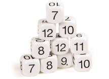 Spellen dobbelstenen cijfers 7-12 set/10