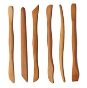 Boetseren - spatels - hout - set van 15 assorti