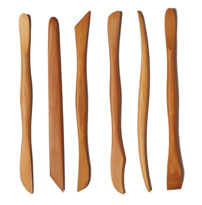 Boetseren - Spatels - Hout - Set Van 15 Assorti
