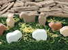 Figuren - Yellow Door Little Lands Farmyard - boerderijdieren - set van 8