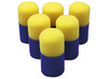 Verfdotters - plastic - set van 12