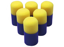 Verfdotters - plastic - set van 12