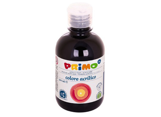 Verf - Acrylverf - Primo - 300 Ml - Zwart - Per Stuk