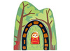 Treinsporen - Tender Leaf Train Tunnel - bostunnel - hout - set van 4