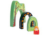 Treinsporen - Tender Leaf Train Tunnel - bostunnel - hout - set van 4