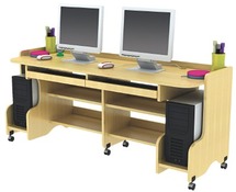 Computertafel, Kleuters, 2 Computers