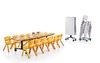 Tafel - Mobiele Plooitafel - Alpino 240 X 70 Cm