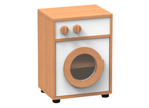 Speelmeubel, Trendy, Wasmachine - frame beuk - deurtjes wit - per stuk