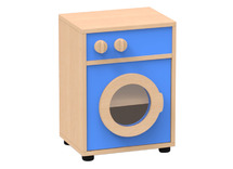 Speelmeubel, Trendy, Wasmachine - frame esdoorn - deurtjes blauw - per stuk