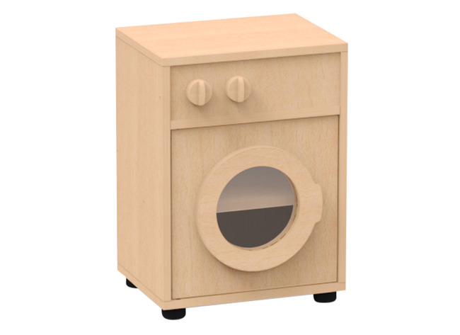 Speelmeubel, Trendy, Wasmachine - Frame Esdoorn - Deurtjes Esdoorn - Per Stuk