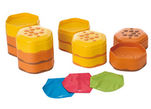 Evenwichtsparcours - Weplay Honey Hills - honingheuvels - blote voetenpad - voelpad - per set