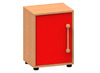 Speelmeubel, Trendy, Koelkast - frame beuk - deurtjes rood - per stuk