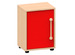 Frame esdoorn - deurtjes rood